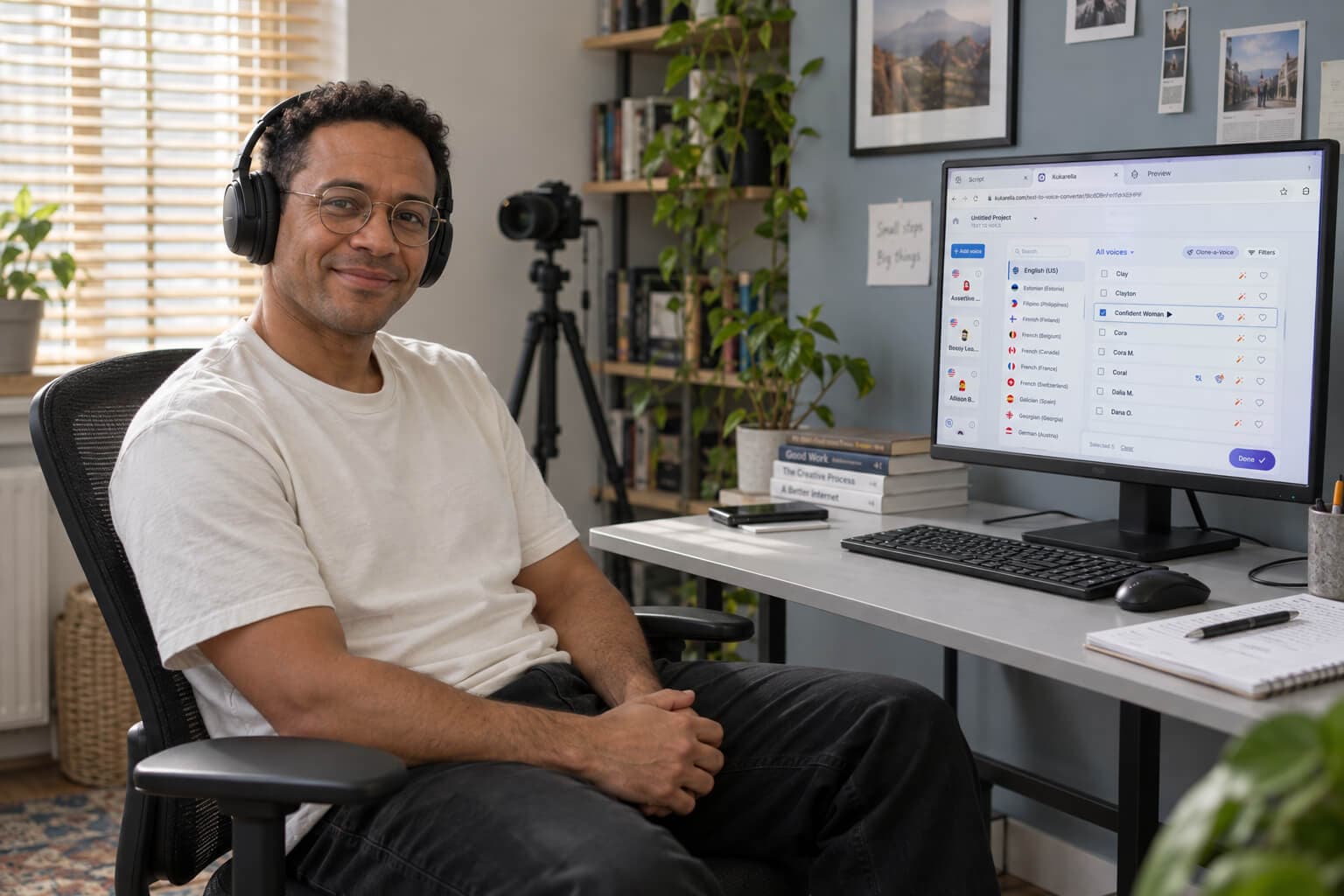Lewis Phillips, Content creator. Lewis Phillips at work